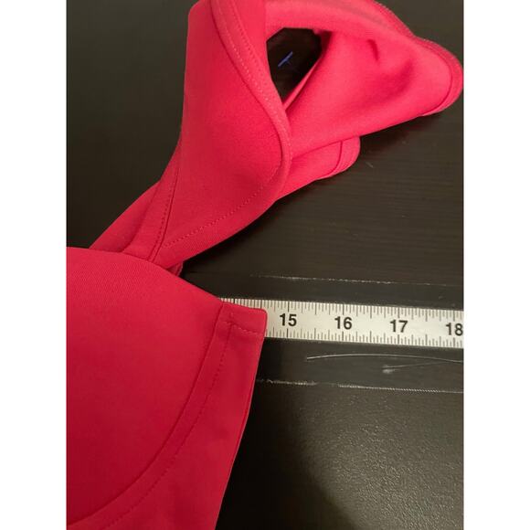 Womens Maxi Dress Size Large Pink Ruffle Sweetheart Babydoll Princess Feminine - Picture 4 of 7